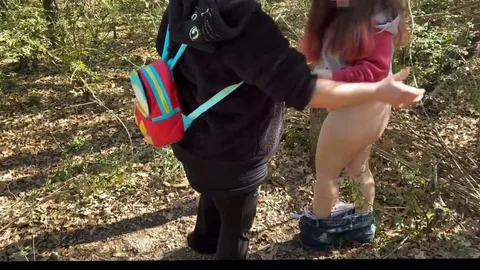 AL and KayKay switched in the woods still 5