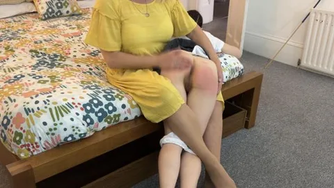 Caught Cheating - Kinia is dealt with at home after she was caught cheating and punished at school still 4