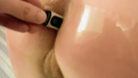 Cheeks Taped Apart for Butthole Spanking