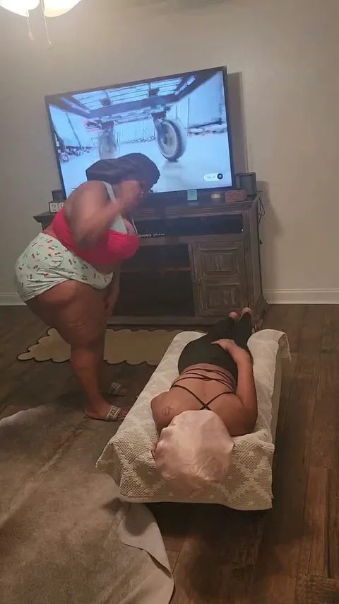Cheerleaders gets a hard spanking part III still 2