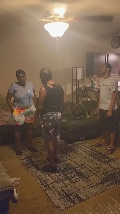 Chick gets spanked by her grandparents for being bad still 1