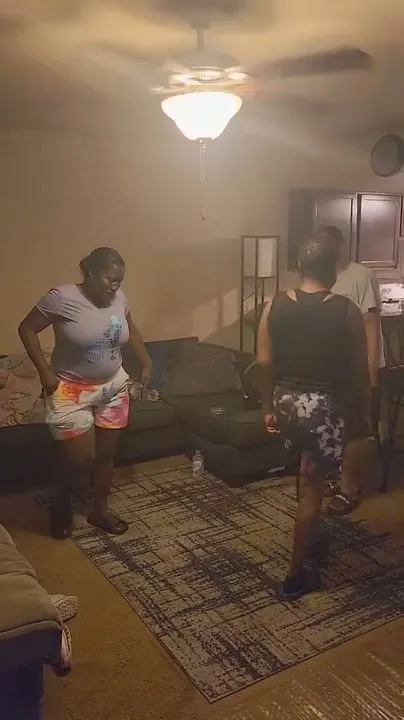 Chick gets spanked by her grandparents for being bad still 3