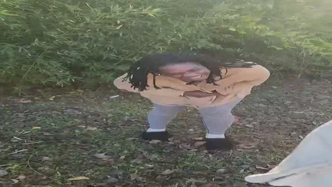 Chick gets spanked outside for skipping school still 5