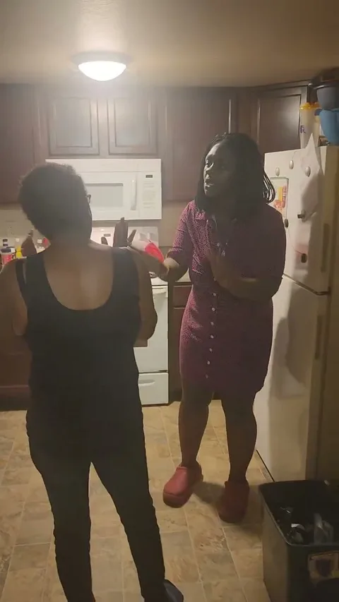 Chila gets a hard spanking in the kitchen part 1 still 1