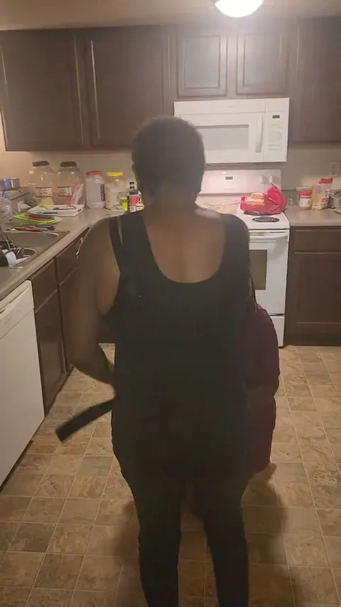 Chila gets a hard spanking in the kitchen part 1 still 4