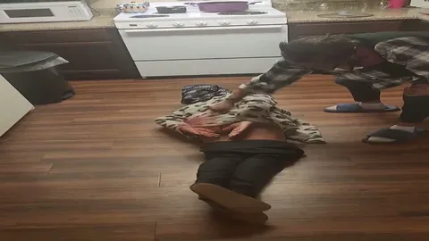 Chila gets a hard spanking on the floor still 5