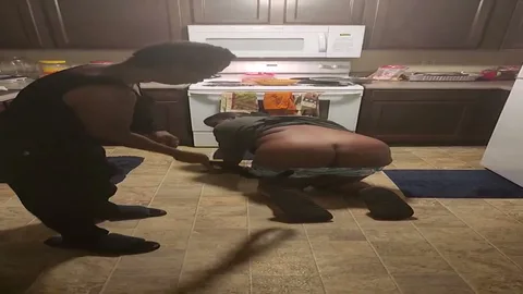 Chila gets soanked on the kitchen floor still 2