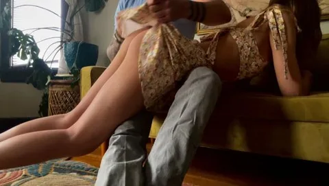 College girl Velvie gets a spanking #4. 7 months catching up to her still 1