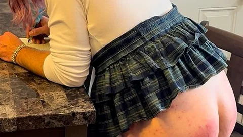 Daisy is sent home from School and Spanked still 4