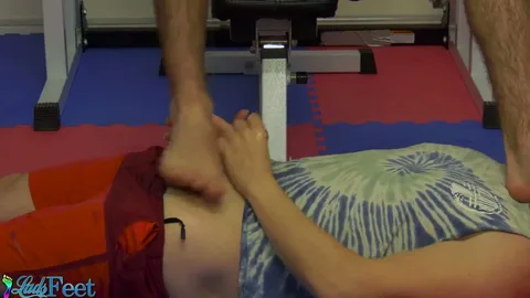 Dallas Gym Foot Worship still 5