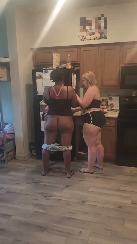 Ebony chick gets a hard spanking for stealing still 1