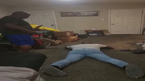 Gino gets a hard spanking over the jeans still 2
