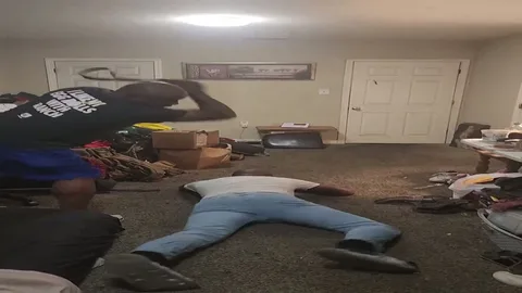 Gino gets a hard spanking over the jeans still 3