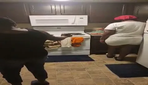 Granny whips tila with a switch still 1