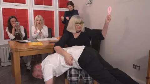 He is punished in front of the girls still 2
