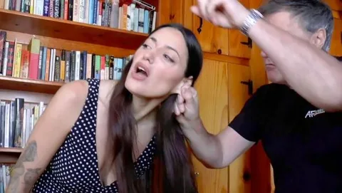 Inquisitive Iris Spanked Mbl still 2