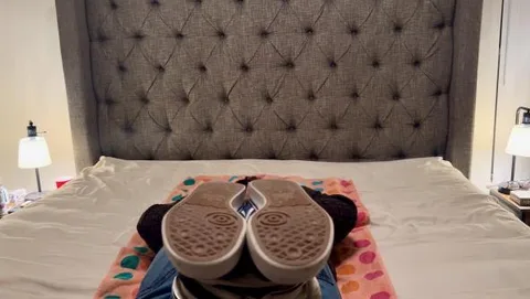Lucy Dirty Soles Severely Whipped for Standing Master Up still 1