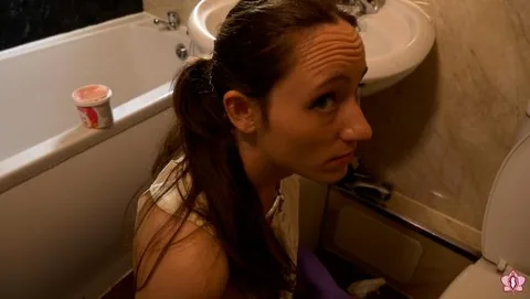 Maid Cleaning Against the Clock or else a Spanking awaits still 2