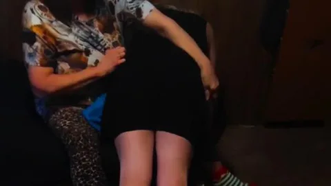 Neighbor Gets A Thorough Spanking (Severe)