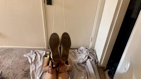 Peach Sneakers No Socks Falaka To Stinky Soles still 1