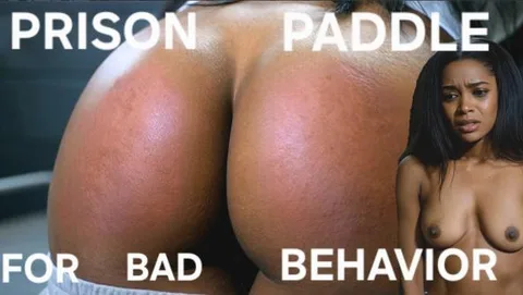 Prison Paddle For Bad Behavior
