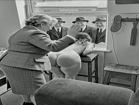 Retro Spanking Number 4 still 2
