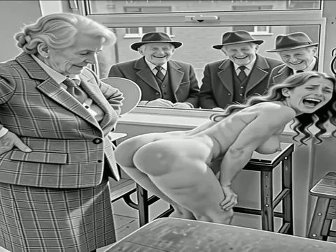 Retro Spanking Number 4 still 5