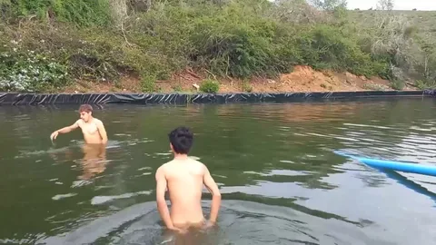 Skinny dip Spanking still 1