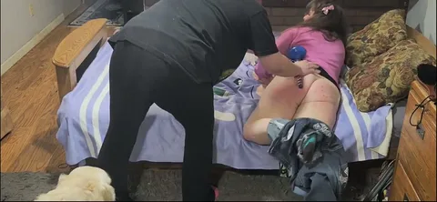Sneaking out of bed means a sore ass inside and out! still 3