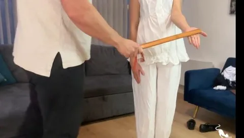 Spanked at School, Spanked at Home - Emma has been punished at school so the rules are the rules still 2