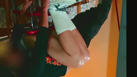 Spanked by a Cheerleader Full Episode (Single Cam Close-Low Spankee View) still 2