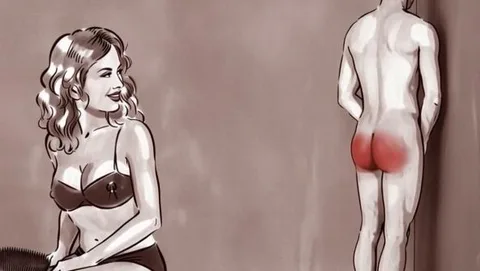Spanked Husband still 4