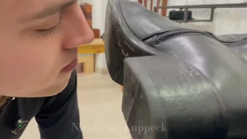 Spanking and bootlicking still 3