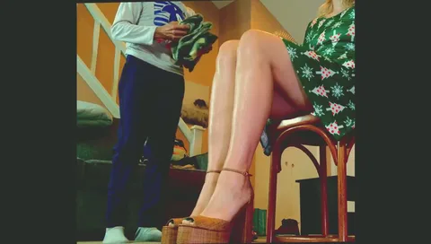 Step Mommy Blondi Episode Two - Scene Three (Single Cam Spankee-Side Low View) still 1