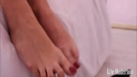 Valerie #5 Sexy Feet on the Bed Tease - Version still 2