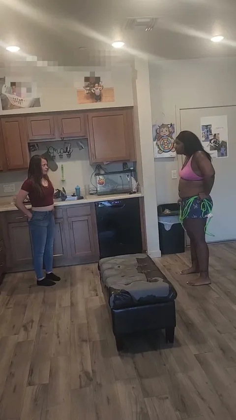 Vanilla ice cheerleader gets spanked with extension cord still 1